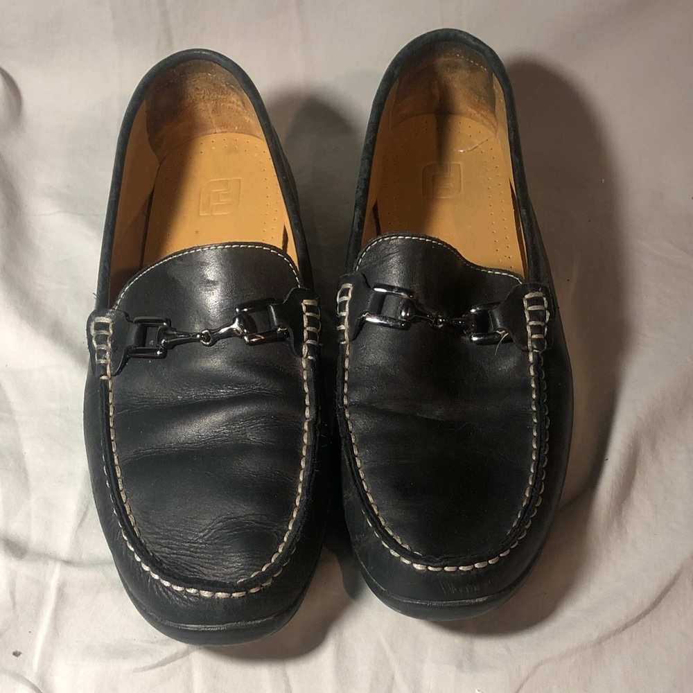 Foot Joy mens size 12 blank leather loafer soft leather